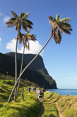 People Backpacking Lord Howe Island, Australia Stock Photo - Rights-Managed, Code: 700-00285689
