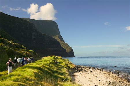 People Backpacking Lord Howe Island, Australia Fotografie stock - Rights-Managed, Codice: 700-00285690