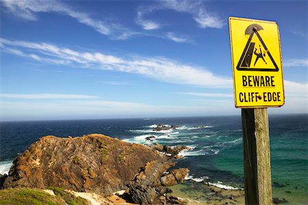 simsearch:700-01880060,k - Warnung Schild am Seal Rocks Australien Stockbilder - Lizenzpflichtiges, Bildnummer: 700-00285712