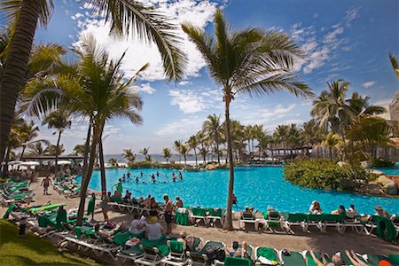 Resort Swimming Pool Mayan Palace, Diamante Mexico Stock Photo - Rights-Managed, Code: 700-00285800