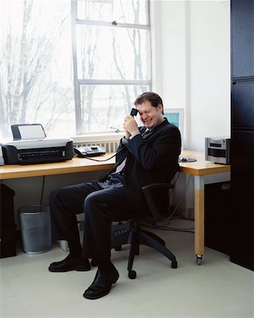 fat man scream - Frustrated Business Man on Phone Stock Photo - Rights-Managed, Code: 700-00286239