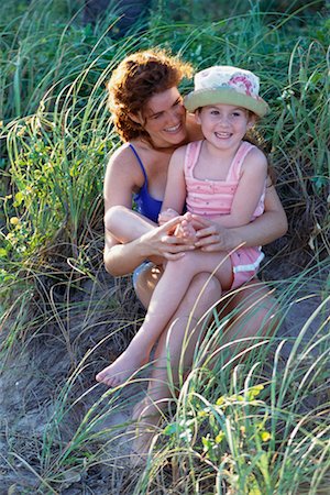 Mother and Daughter Outdoors Fotografie stock - Rights-Managed, Codice: 700-00280075