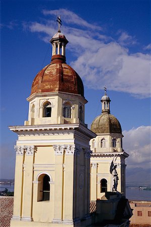 santiago de cuba - Cathédrale de Nuestra Senora de la Asuncion Santiago de Cuba, Cuba Photographie de stock - Rights-Managed, Code: 700-00280616