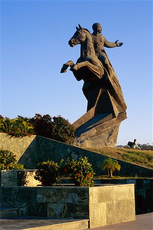 statue man horse - Monumento a Antonio Maceo Plaza de la Revolution Havana, Cuba Stock Photo - Rights-Managed, Code: 700-00280621