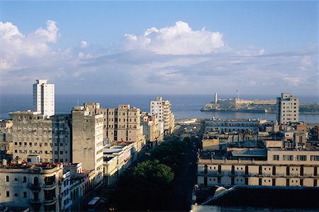 simsearch:700-00280712,k - Aerial of City Havana Cuba Foto de stock - Con derechos protegidos, Código: 700-00280707