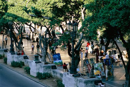 Prado Walkway Havana, Cuba Stock Photo - Rights-Managed, Code: 700-00280702