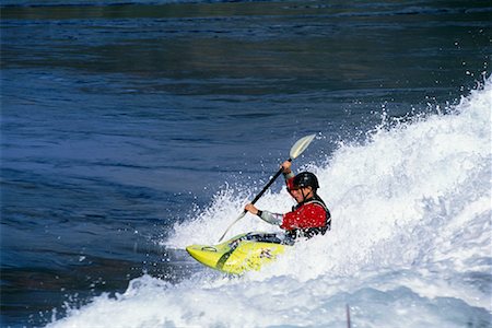 Man Kayaking Stock Photo - Rights-Managed, Code: 700-00280797