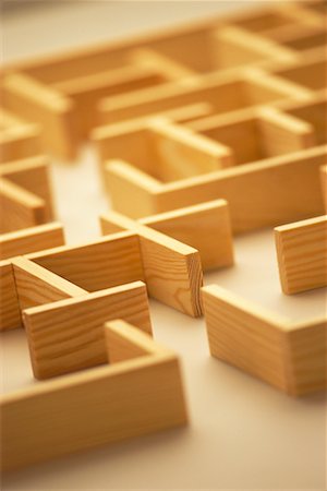 simsearch:700-00190971,k - Wooden Maze Stock Photo - Rights-Managed, Code: 700-00281058