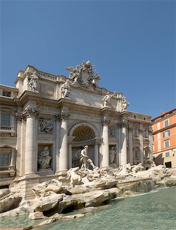 fontana di trevi - Trevi Fountain Rome, Italy Fotografie stock - Rights-Managed, Codice: 700-00281167