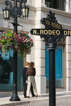 rodeo drive california images - Rodeo Drive, Beverly Hills California, USA Stock Photo - Rights-Managed, Code: 700-00281483