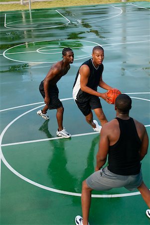 simsearch:700-00062407,k - Men Playing Basketball Stock Photo - Rights-Managed, Code: 700-00281551