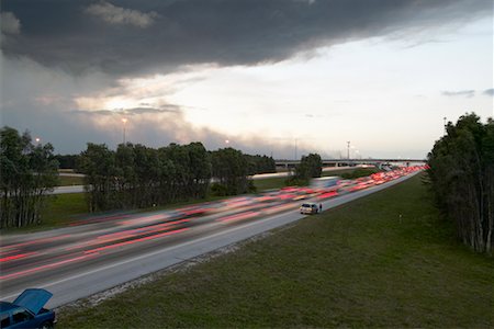 Traffic on Highway Stock Photo - Rights-Managed, Code: 700-00317307