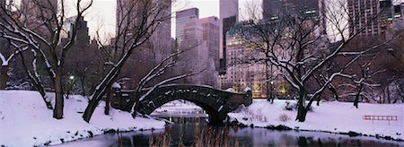 Central Park in Snow New York, New York, USA Stock Photo - Rights-Managed, Code: 700-00318331