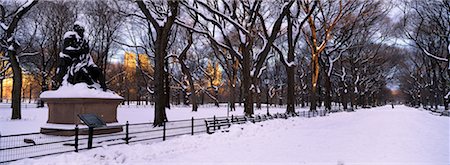 Central Park in Snow New York, New York, USA Stock Photo - Rights-Managed, Code: 700-00318332