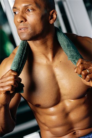 sweaty abs - Man Exercising Stock Photo - Rights-Managed, Code: 700-00318349