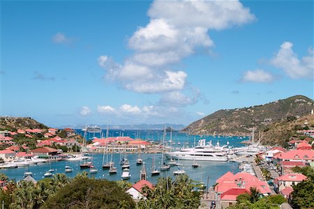 st barth - Boats in Harbour Gustavia Harbour, St. Barthelemy French West Indies Stock Photo - Rights-Managed, Code: 700-00318534