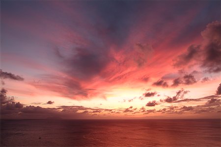 st barth - Sunset over Ocean Stock Photo - Rights-Managed, Code: 700-00318544