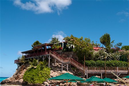 Tropical Resort Eden Rock Saint Barthelemy Antilles françaises Photographie de stock - Rights-Managed, Code: 700-00318545