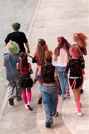 st barth - Teenagers on Sidewalk Stock Photo - Rights-Managed, Code: 700-00318563