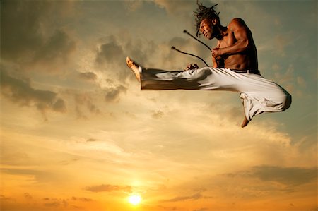 Man doing Capoeira Stock Photo - Rights-Managed, Code: 700-00328222