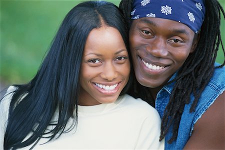 dreads teen - Portrait of Couple Stock Photo - Rights-Managed, Code: 700-00328348