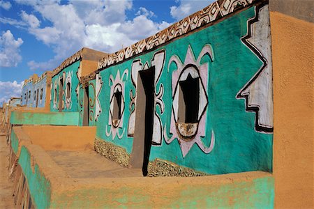 south african houses - Sotho Murals South Africa Stock Photo - Rights-Managed, Code: 700-00328388