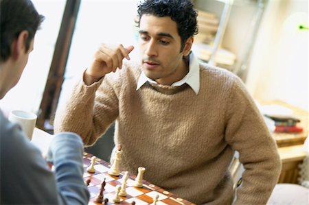 Friends Playing Chess Stock Photo - Rights-Managed, Code: 700-00328578