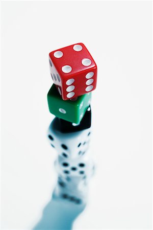 symbols dice - Stack of Dice Stock Photo - Rights-Managed, Code: 700-00329105