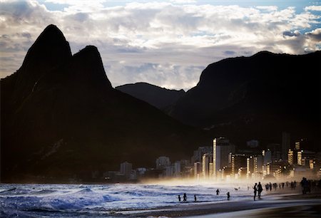 rio de janeiro city ipanema - Ipanema Beach, Rio de Janeiro, Brazil Stock Photo - Rights-Managed, Code: 700-00329210