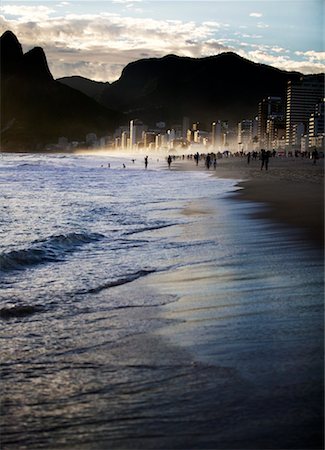 rio de janeiro city ipanema - Ipanema Beach, Rio de Janeiro, Brazil Stock Photo - Rights-Managed, Code: 700-00329211