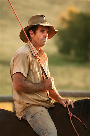 riding her horse bareback - Man on Horse Stock Photo - Rights-Managed, Code: 700-00344913