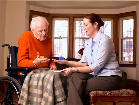 elderly physiotherapy - Physiotherapist and Patient Stock Photo - Rights-Managed, Code: 700-00345033