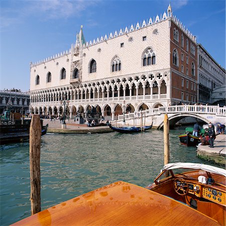 palais des ducs - Palais des Doges, Venise, Italie Photographie de stock - Rights-Managed, Code: 700-00345258