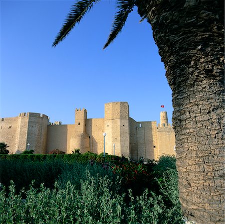 Ribat of Harthema Monastir, Tunisia, Africa Stock Photo - Rights-Managed, Code: 700-00349904