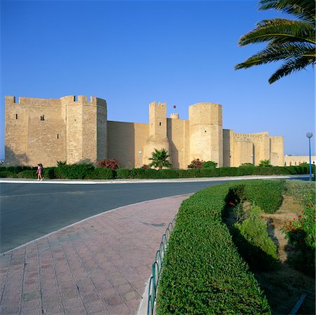 Ribat de Monastir, Tunisie Harthema Photographie de stock - Rights-Managed, Code: 700-00349903