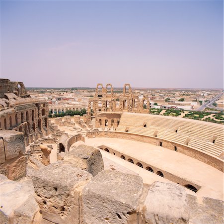 simsearch:700-00349972,k - Amphithéâtre El Djem, Tunisie Photographie de stock - Rights-Managed, Code: 700-00349919