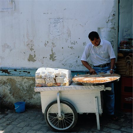 Street Vendor La Medina, Sousse, Tunisia Africa Foto de stock - Con derechos protegidos, Código: 700-00349949