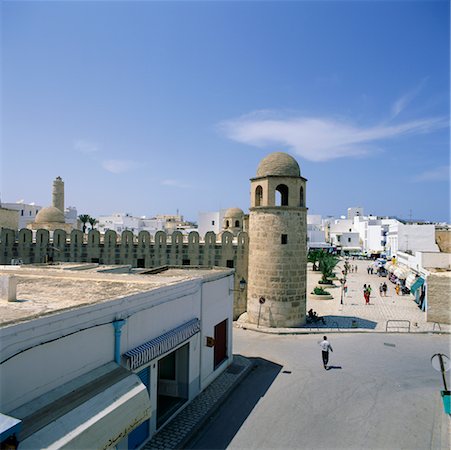 sousse - The Ribat Sousse, Tunisia, Africa Foto de stock - Con derechos protegidos, Código: 700-00349951