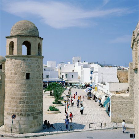 sousse - The Ribat Sousse, Tunisia, Africa Foto de stock - Con derechos protegidos, Código: 700-00349952