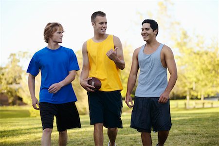 simsearch:700-00523720,k - Three Men with Football Stock Photo - Rights-Managed, Code: 700-00349997