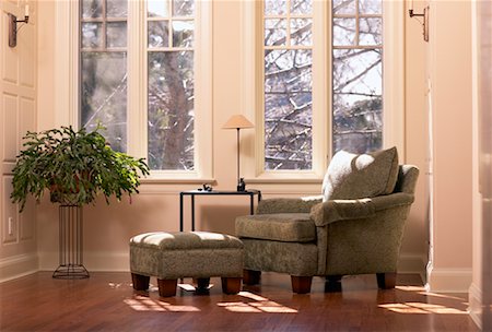 simsearch:700-03805245,k - Chair and Ottoman Stock Photo - Rights-Managed, Code: 700-00341083