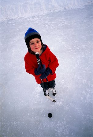 Boy Playing Hockey Stock Photo - Rights-Managed, Code: 700-00341278