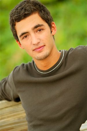 Portrait of Young Man Stock Photo - Rights-Managed, Code: 700-00342253