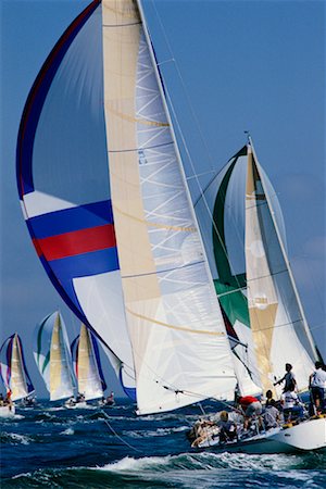 sailboat racing - Sailboat Racing Stock Photo - Rights-Managed, Code: 700-00342448
