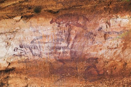 simsearch:700-00047790,k - Aboriginal Rock Painting Nitmiluk National Park Northern Territory, Australia Foto de stock - Direito Controlado, Número: 700-00343013