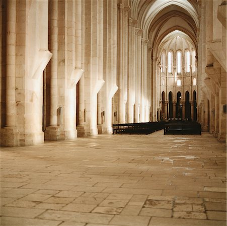 Monastery of Alcobaca Alcobaca, Portugal Foto de stock - Con derechos protegidos, Código: 700-00343602