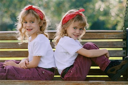 Portrait of Twins Stock Photo - Rights-Managed, Code: 700-00357403