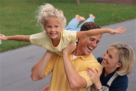 Parents Playing with Daughter Stock Photo - Rights-Managed, Code: 700-00357413