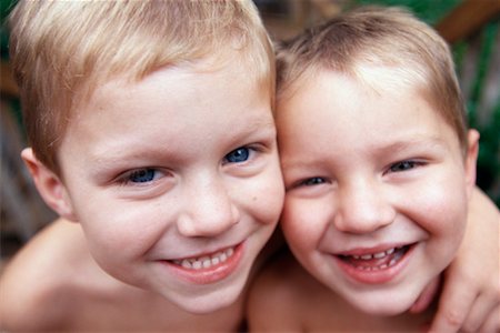 Portrait of Two Boys Stock Photo - Rights-Managed, Code: 700-00357482