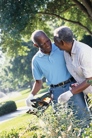 Man and Woman Gardening Foto de stock - Con derechos protegidos, Código: 700-00357502